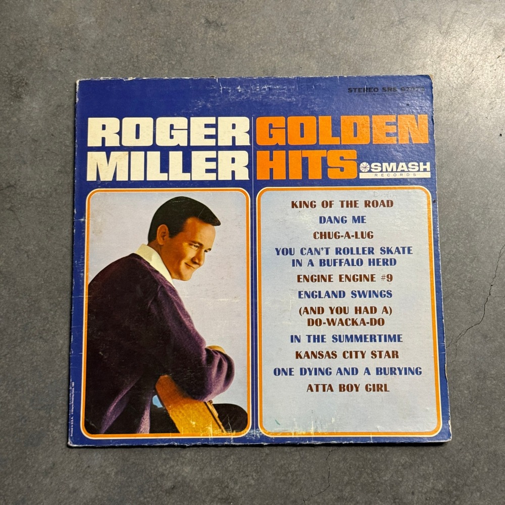 Roger Miller Golden Hits Vinyl LP Smash Records SRS 67073 King of the Road